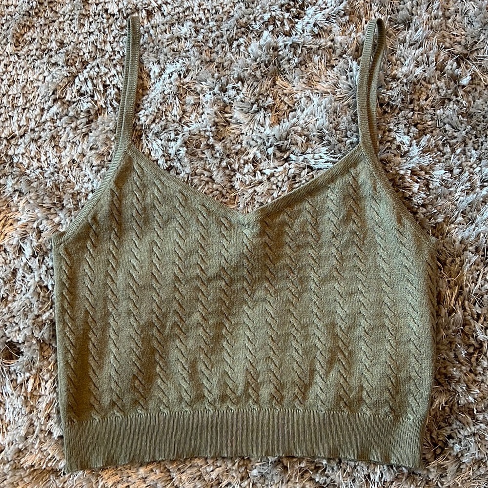 Forever 21 Sweater Knit Cropped Cami
